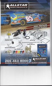 Jake in Dirt Modified  Allstar Ad